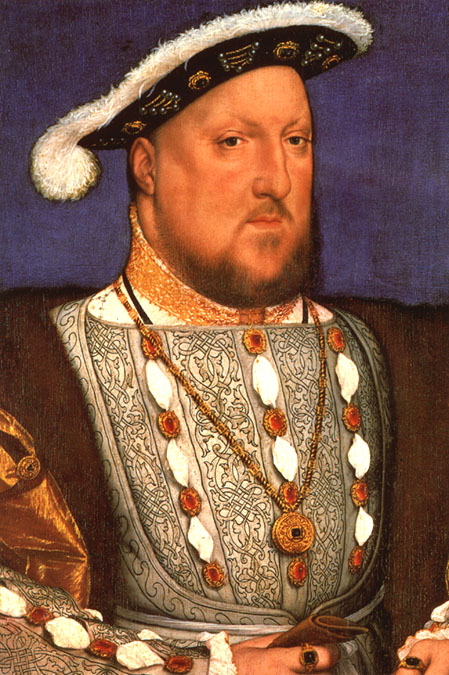 Bust portrait of Henry VIII by Hans Holbein, c.1536-37